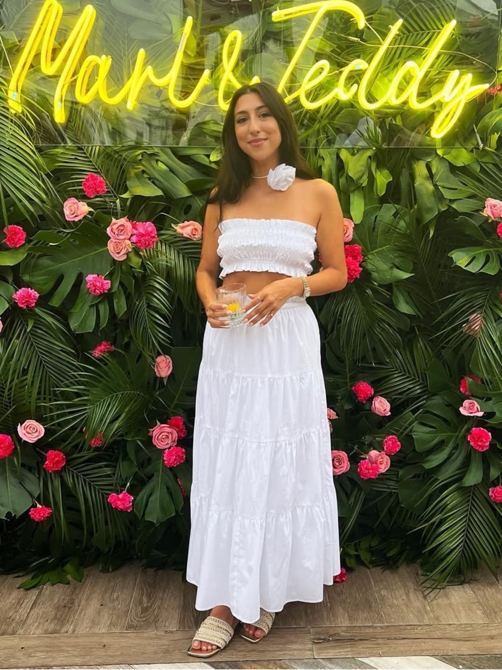 White Maxi Skirt – Classic Tiered Summer Skirt